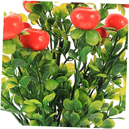 2Pcs Artificial Fruit Branches Realistic Decor