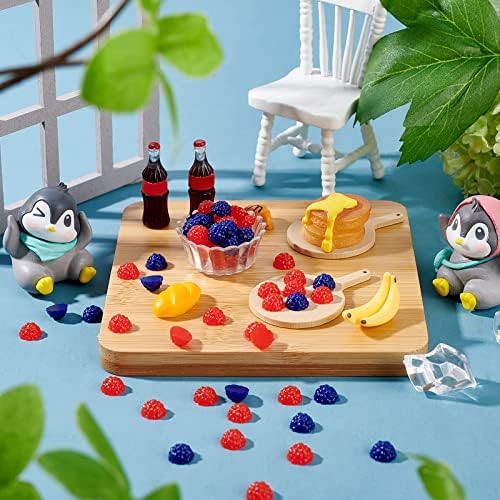 OLYCRAFT 240pcs Artificial Raspberry Decorations for DIY Crafts