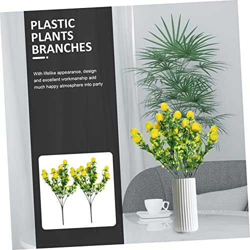 Zerodeko 2pcs Artificial Fruit Branches for Home Decor