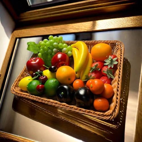 27PCS Realistic Artificial Fruit Decor Set