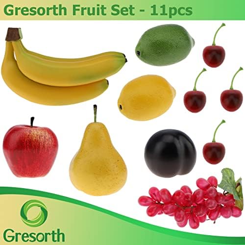 Gresorth Artificial Fruit Decor Set 8 Pieces