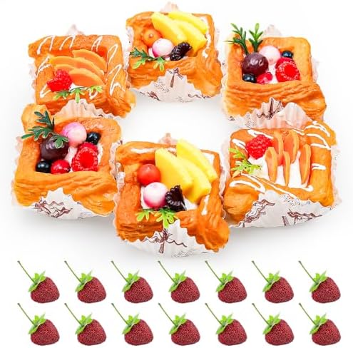 Kepfire Fake Dessert Display Cake Decor Set 20PCS
