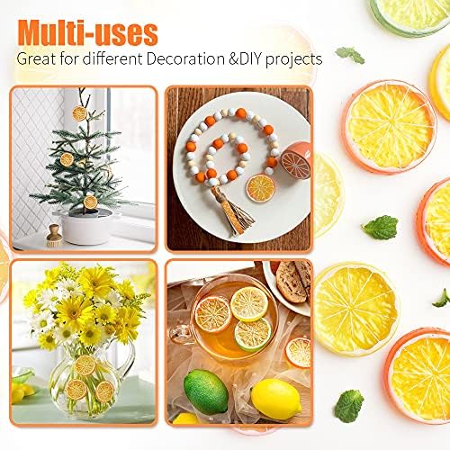 Hagao Fake Orange Slices Artificial Fruit 10 pcs