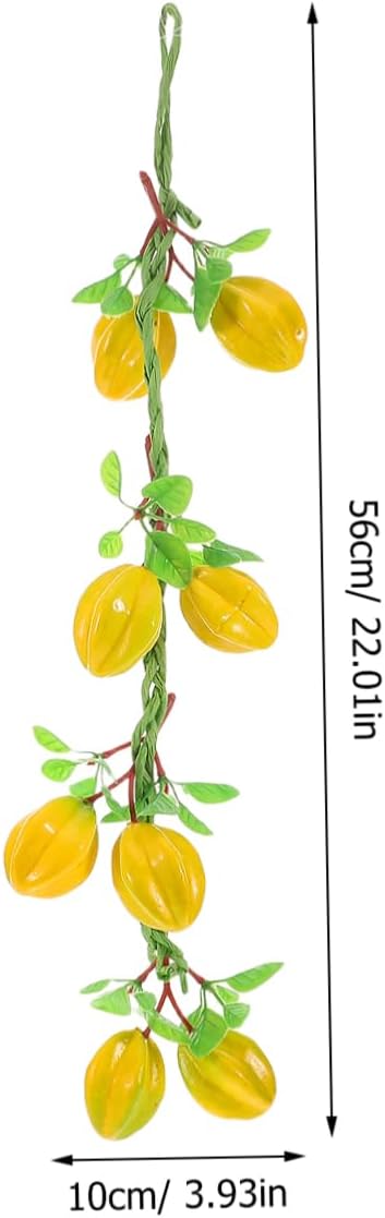 GRIRIW 2Pcs Artificial Star Fruit Garland