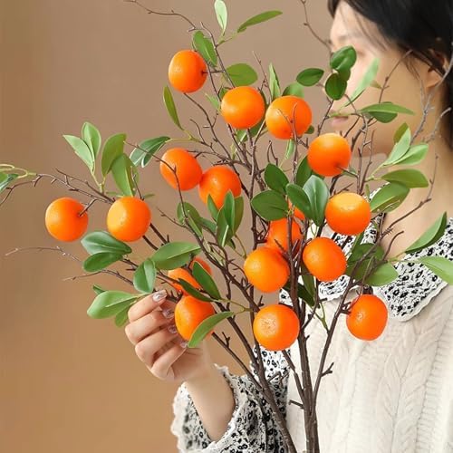 Honbay 30PCS Realistic Artificial Plastic Oranges