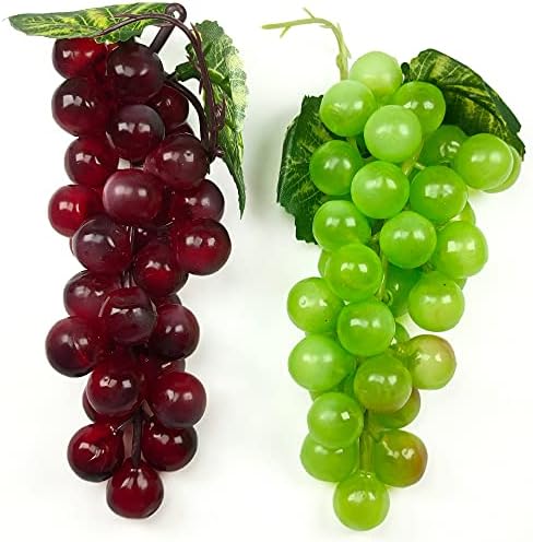 Laiiqi Artificial Fake Fruit 8 Pcs Centerpieces Decor Set