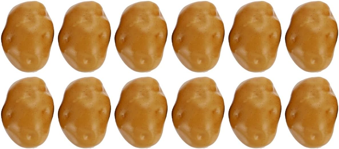 Operitacx 12 Pcs Realistic Potato Decor Props