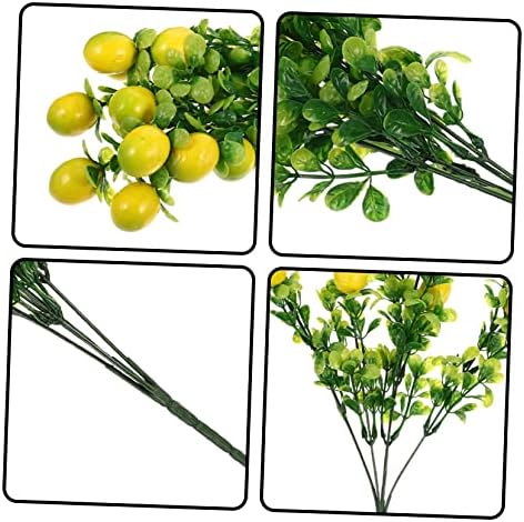 Zerodeko 2pcs Artificial Fruit Branches for Home Decor