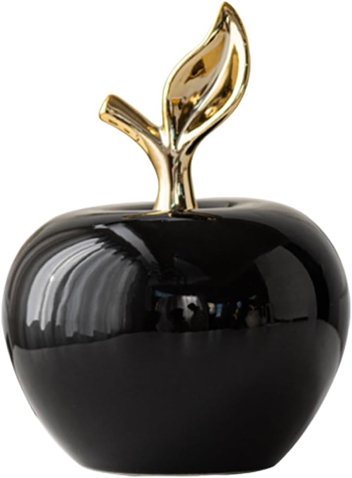 MAGICLULU Realistic Ceramic Apple Statue