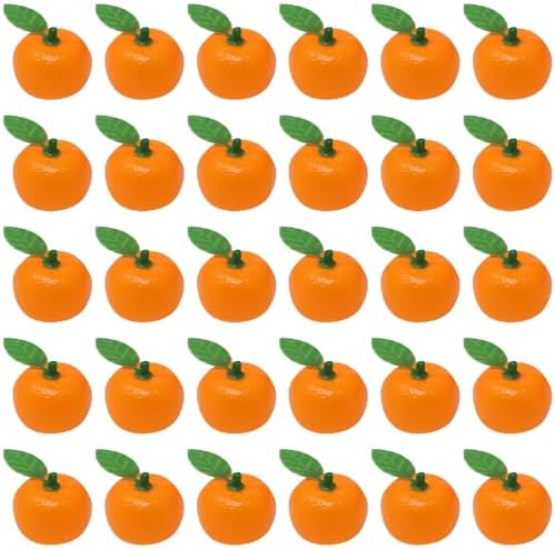 Honbay 30PCS Realistic Artificial Plastic Oranges