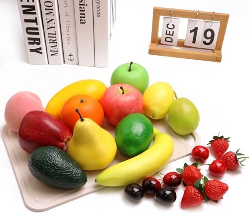 23PCS Artificial Fruit Set for Home and Party Decor