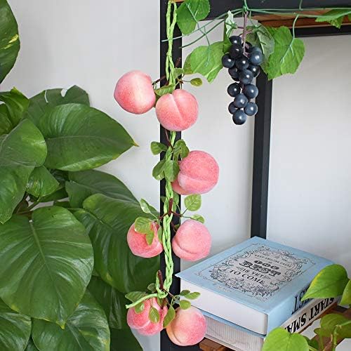 Artificial Peach Pendant 1Pcs for Home Kitchen Party Decor