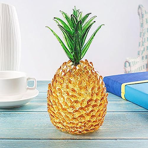 Crystal Pineapple Figurine Desk Decor Art Sculpture