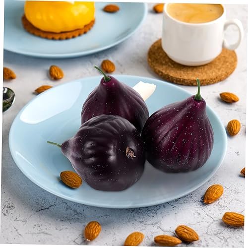 4pcs Faux Fig Models for Home Kitchen Decor