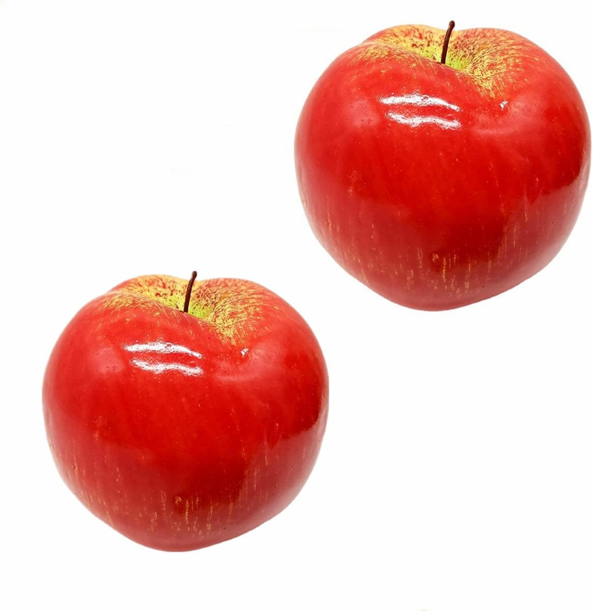 Artificial Red Apples 6PCS for Home Kitchen Decor