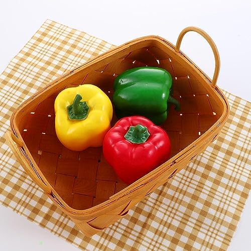 Realistic Artificial Bell Pepper Green Decor Prop