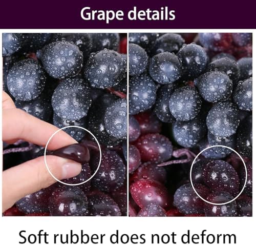 Tyoxlo 10 Bunches Artificial Grapes Decorations