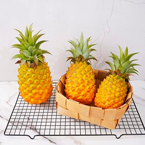 QIRMIZI Artificial Pineapple - Simulated Fruit Decoration