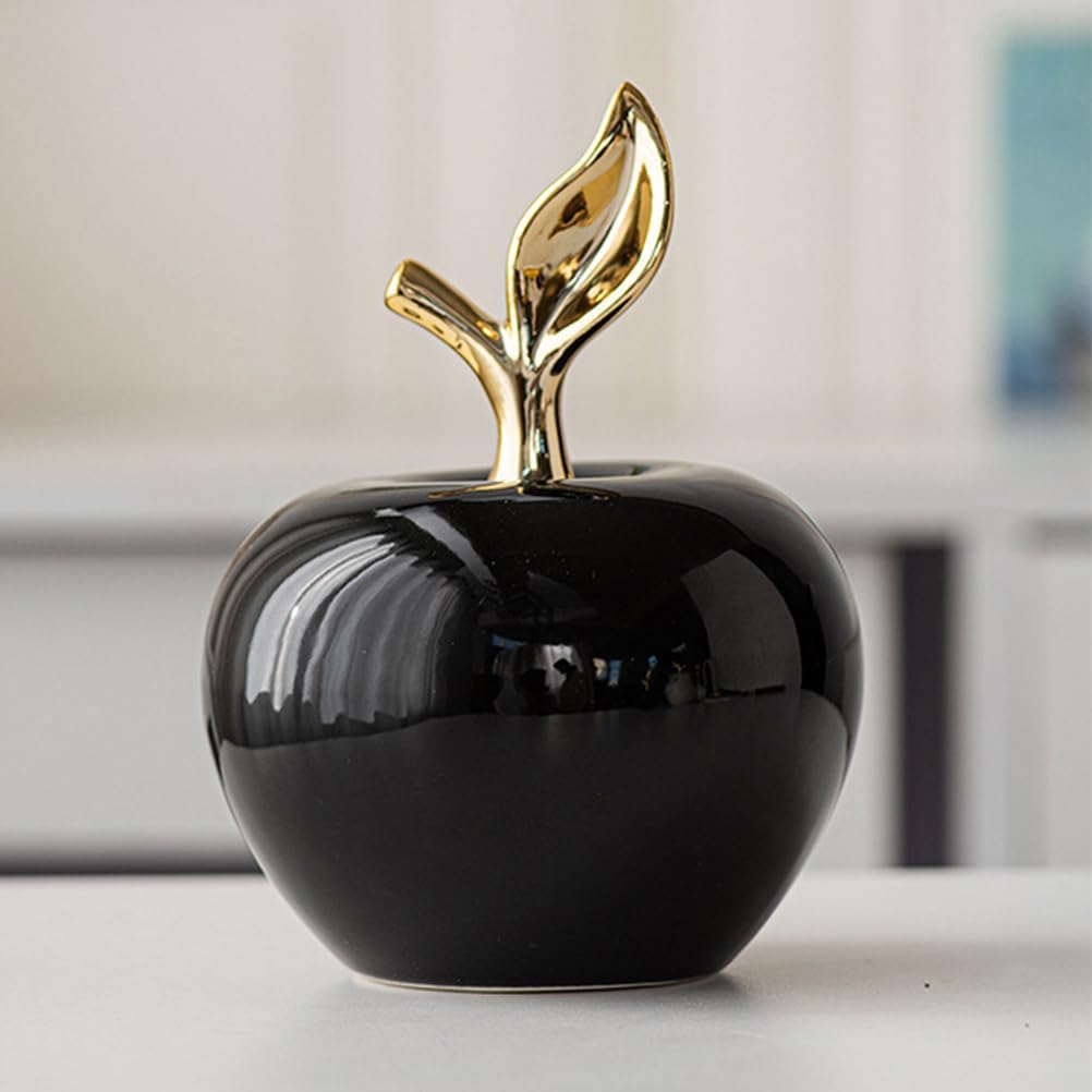 MAGICLULU Realistic Ceramic Apple Statue
