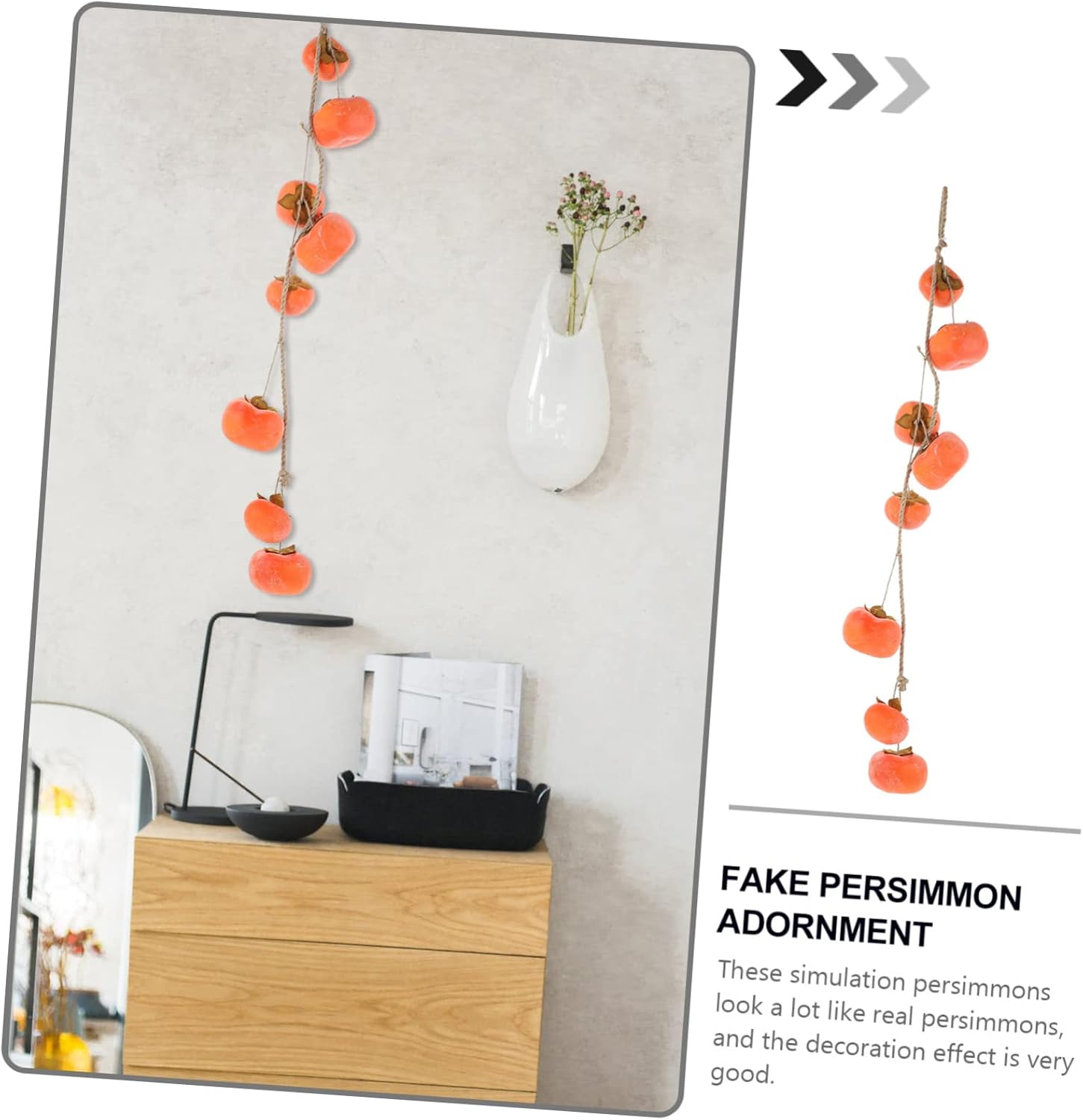 Luxshiny Vivid Persimmon Wall Decor