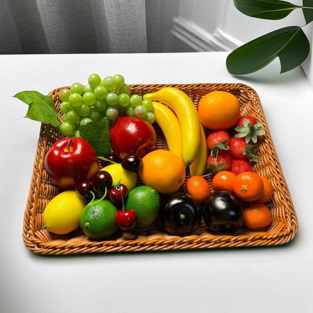 27PCS Realistic Artificial Fruit Decor Set