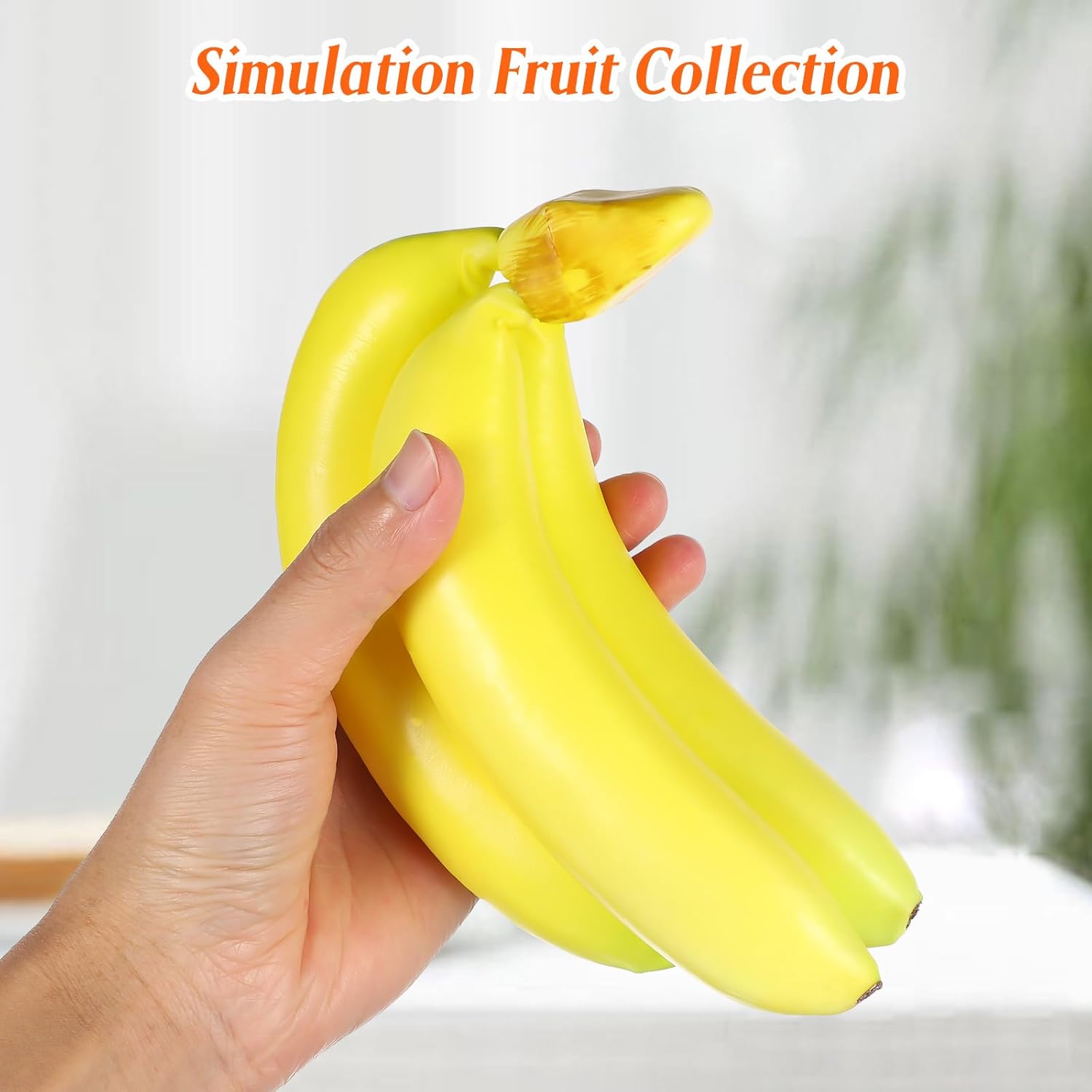 MAGICLULU 1PC Fake Banana Bunch Prop