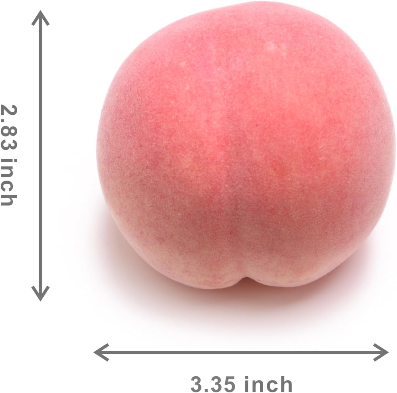 Caihao 6PCS Artificial Pink Peaches for Home Decor