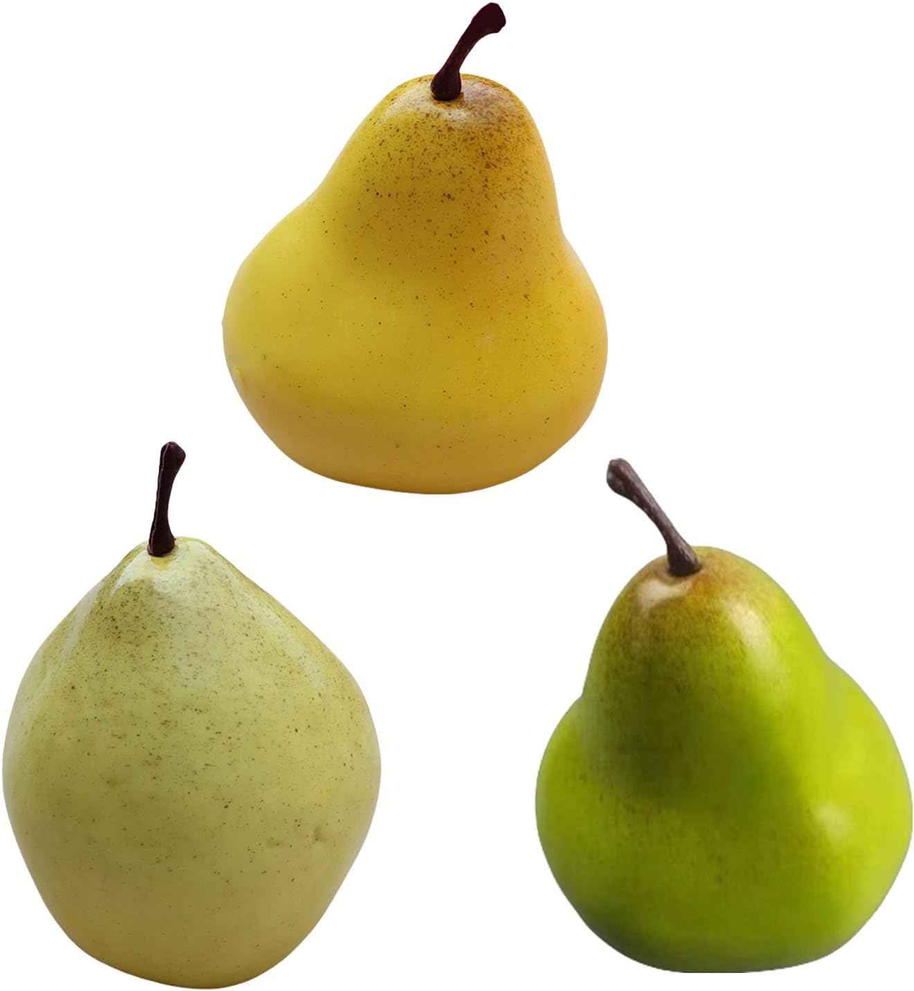 Realistic Foam Pear for Dining Table Centerpieces