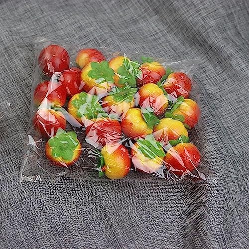 20Pcs Yellow Mini Fake Lemon Fruit for Home Decor