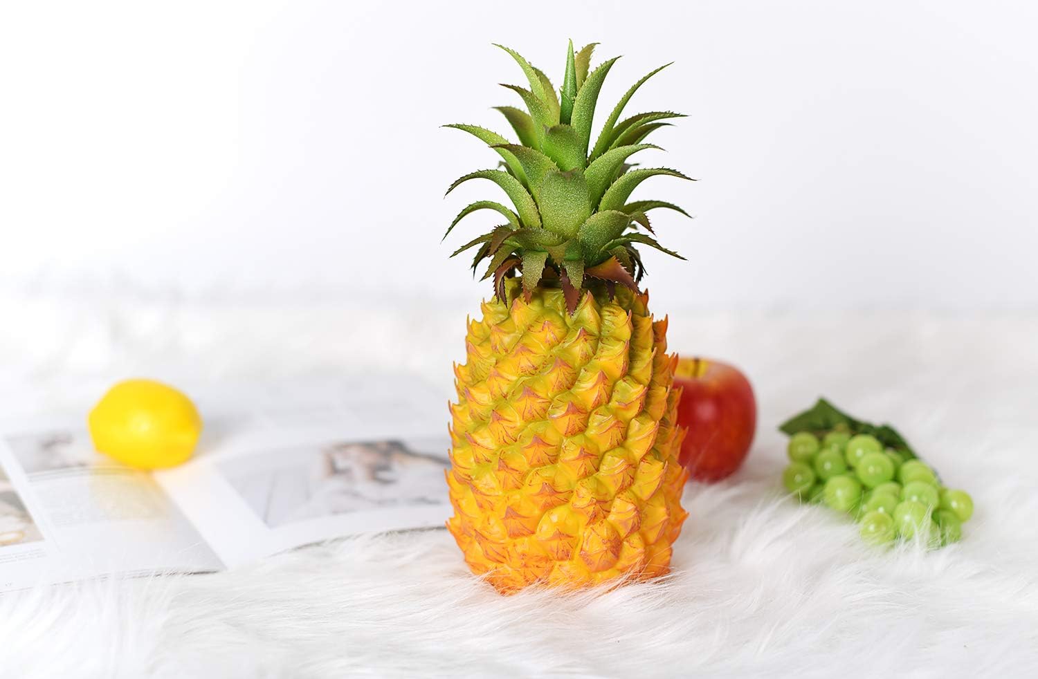 Lvydec 2 Pack Realistic Artificial Pineapple Decoration