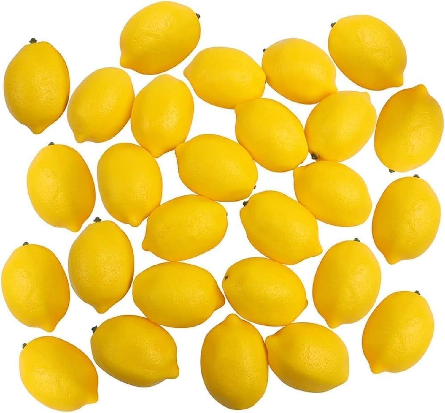 Jowxsx 6 Pieces Mini Artificial Lemons for Home Decor