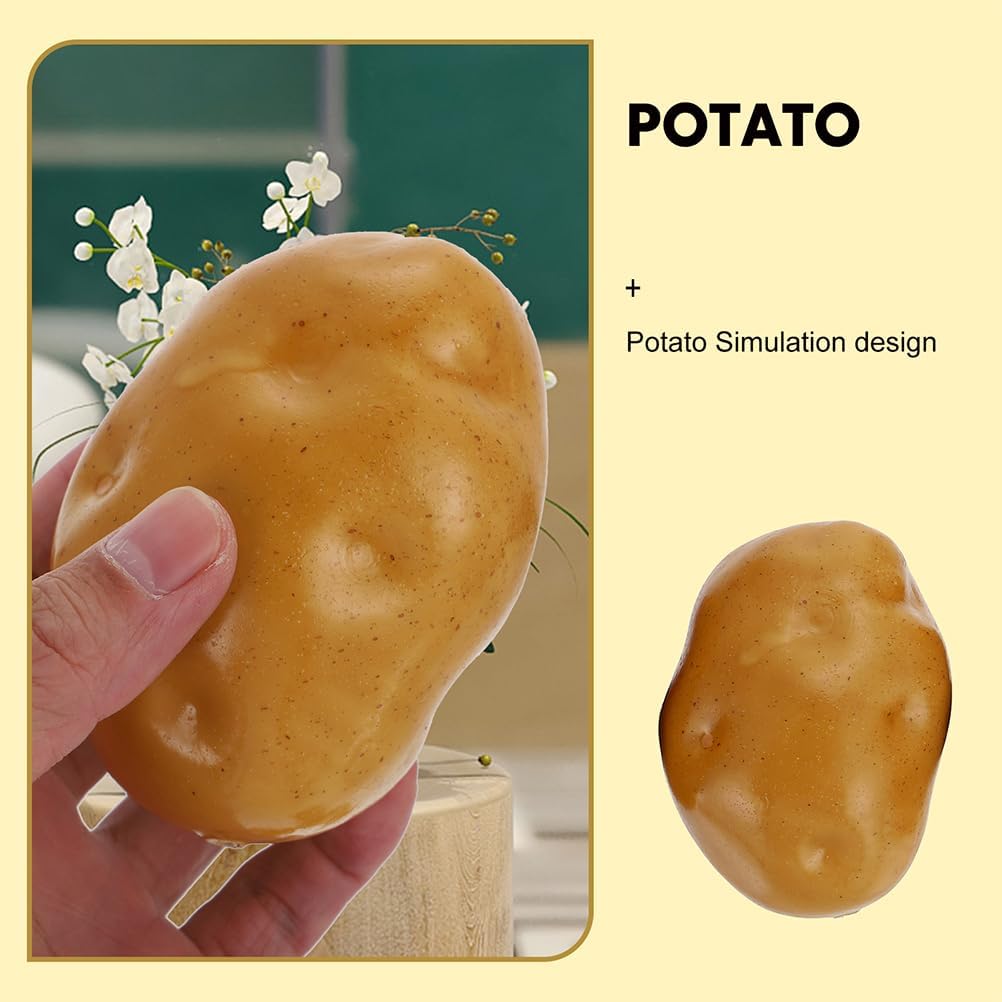 Operitacx 12 Pcs Realistic Potato Decor Props