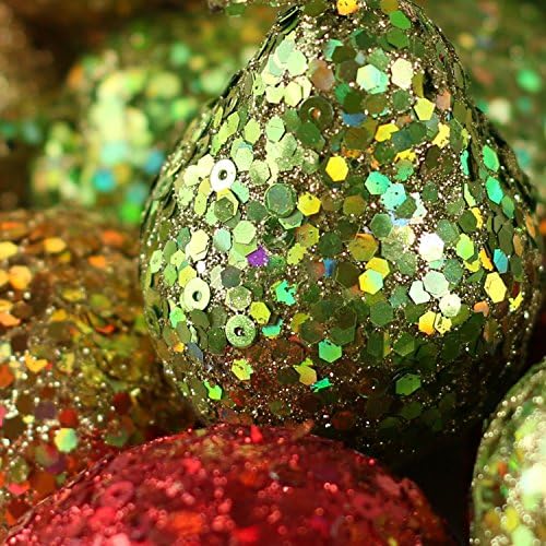 Factory Direct Craft 6 Piece Glittered Artificial Fruit Collection