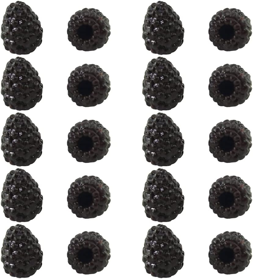 RAYNAG Artificial Black Raspberries 20PCS