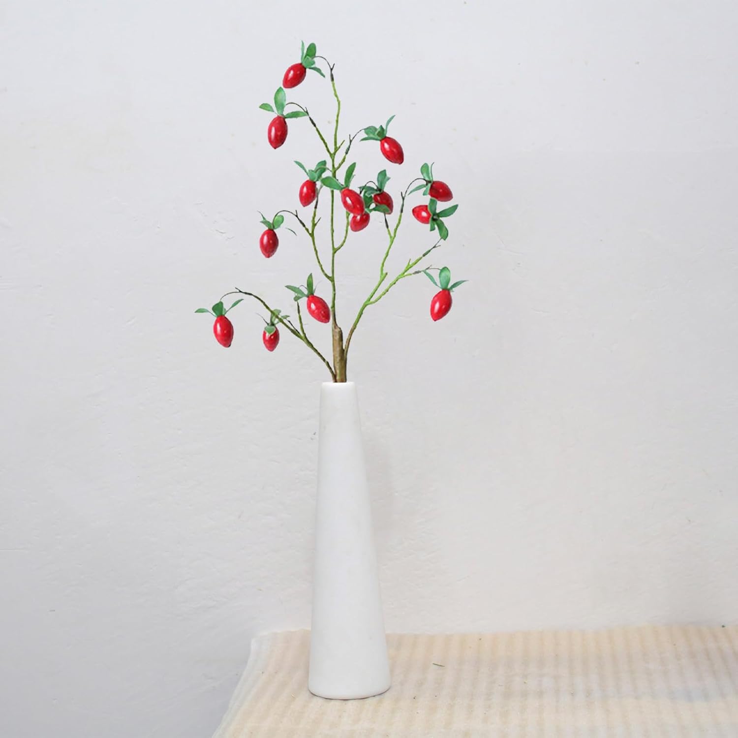Wnvivi 2pcs 26 Inch Artificial Tomato Branches