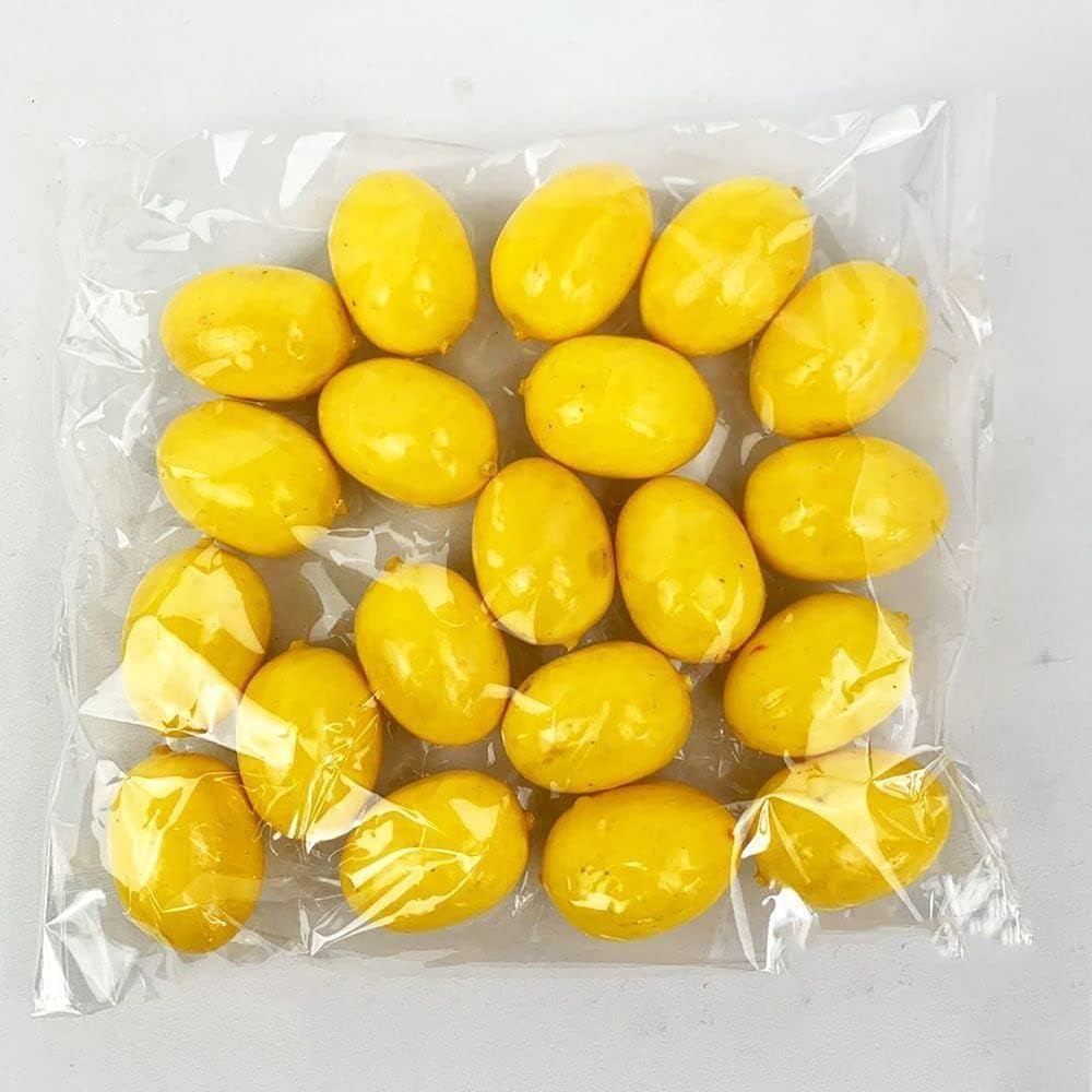 20Pcs Mini Realistic Foam Lemon Decor