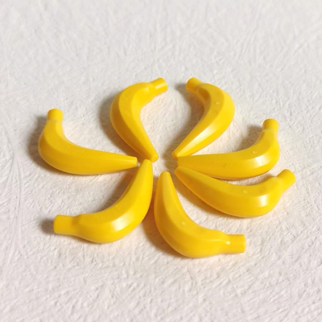 20Pcs Yellow Mini Foam Banana Fruit Decor