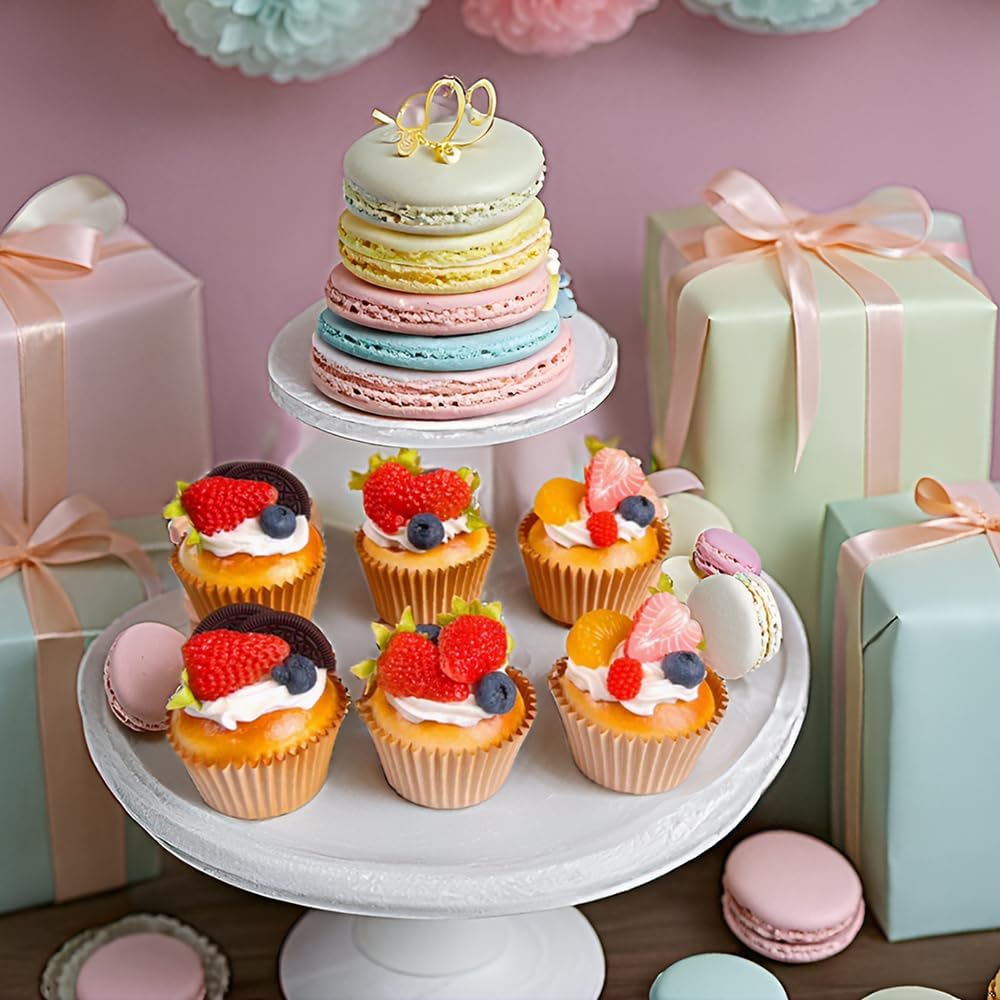 6PCS Artificial Cake Simulation Realistic Cupcake Display Prop