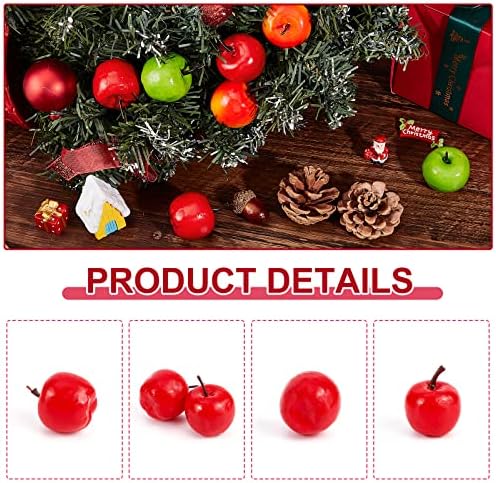 CHGCRAFT 30Pcs Realistic Artificial Apple Decor