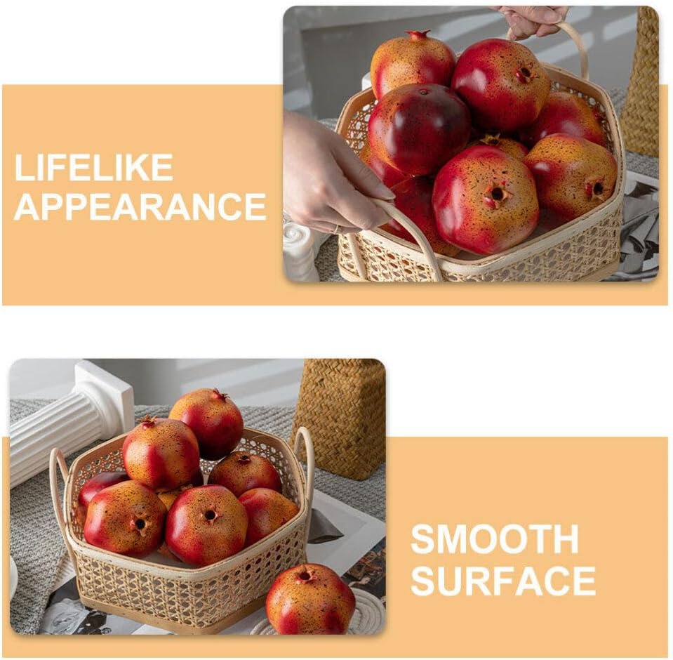 Kichvoe Realistic Weighted Pomegranate Decor