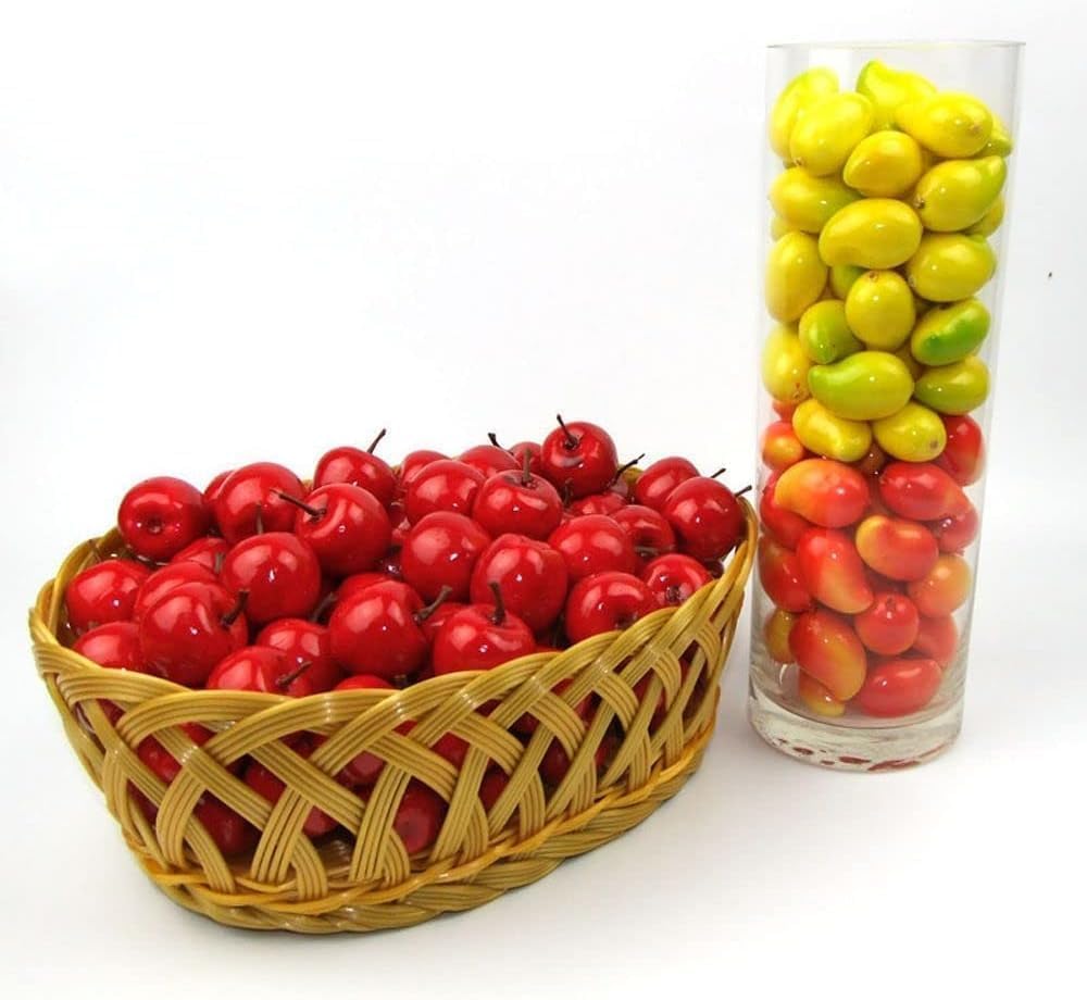 20Pcs Mini Realistic Foam Lemon Decor