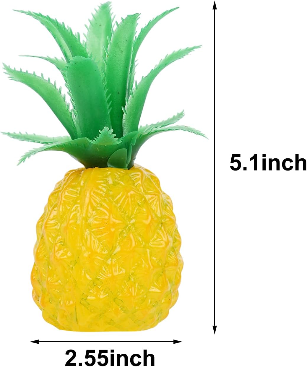 ASkinds 3 Pcs Fake Pineapple Artificial Fruit Decor Set