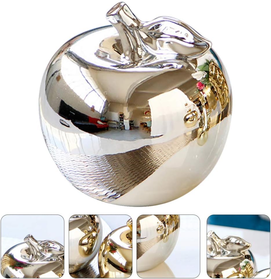 VOSAREA Ceramic Apple Christmas Ornament