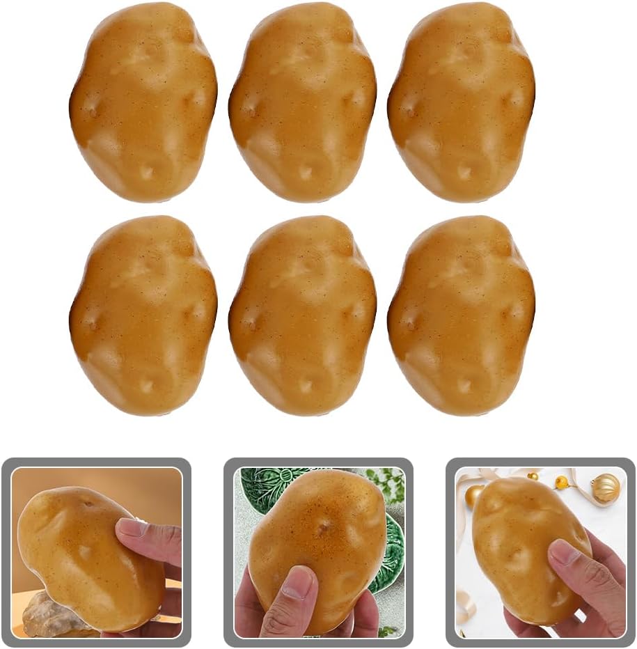 Operitacx 12 Pcs Realistic Potato Decor Props