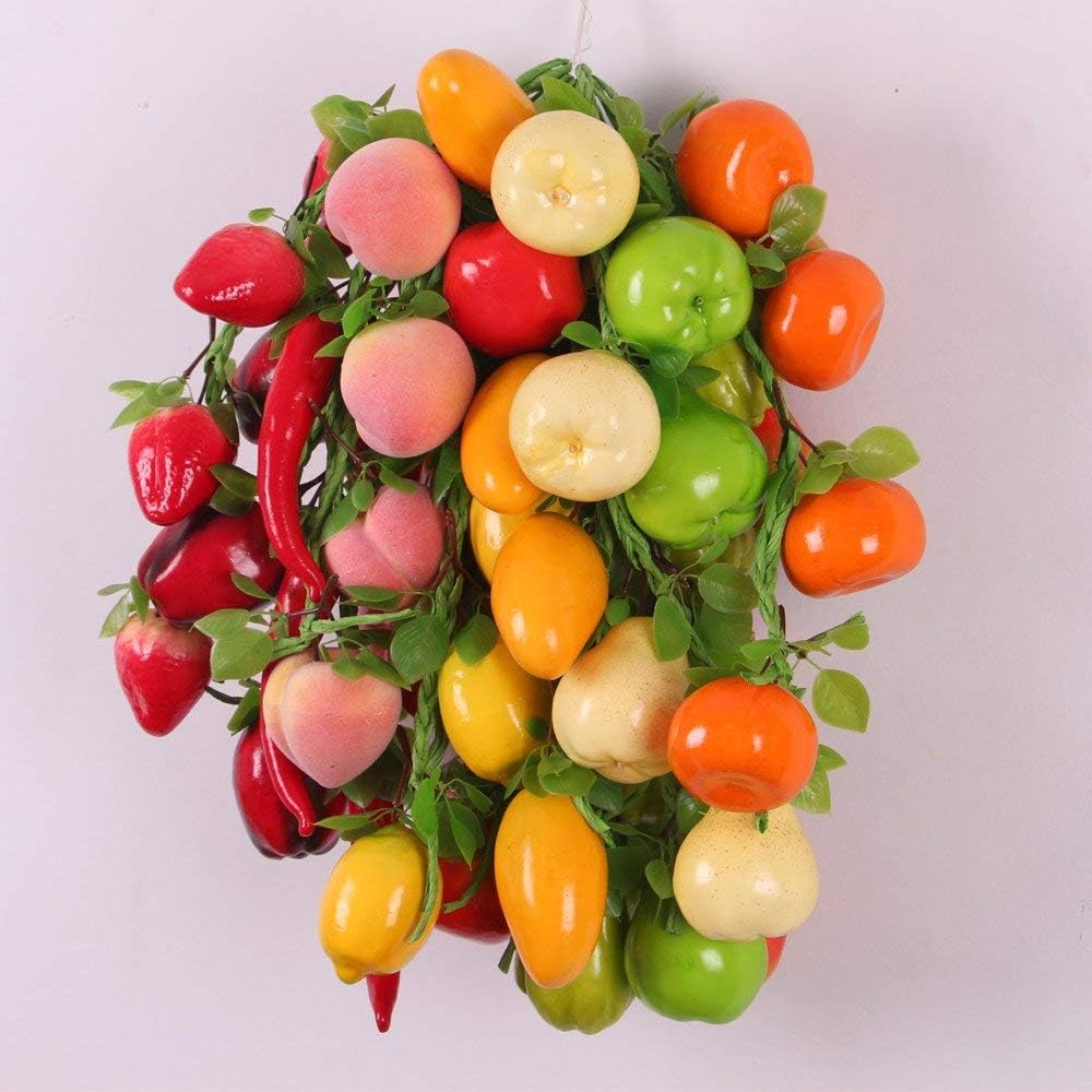 5x6 Artificial Fruits and Vegetables Wall Decor Plastic Maize