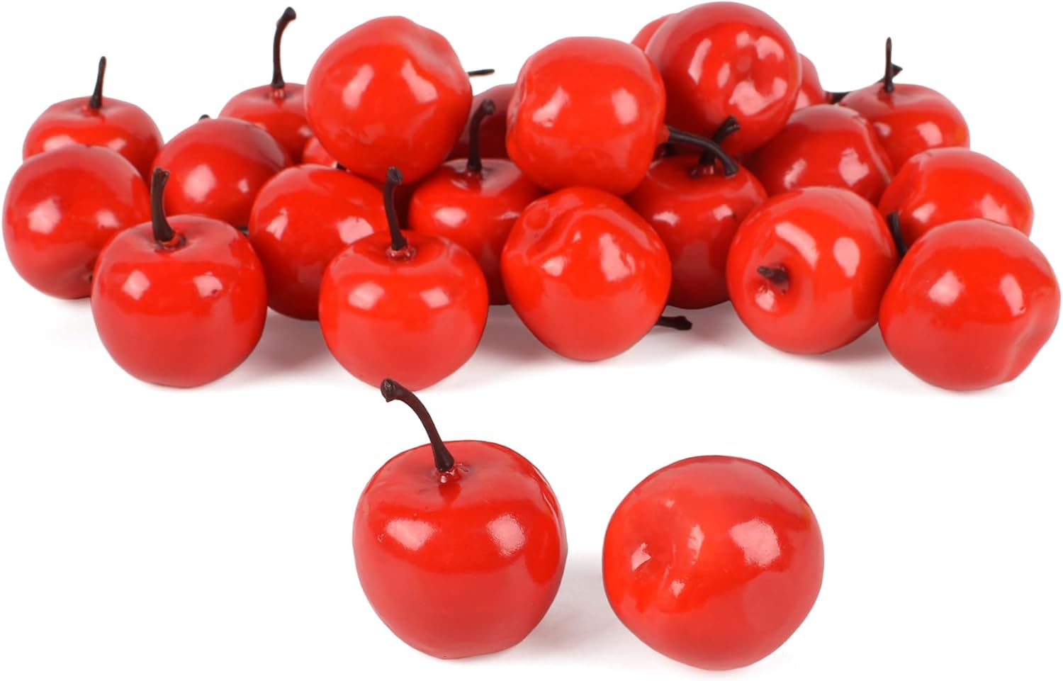 20PCS Red Mini Artificial Apples for Home Decor