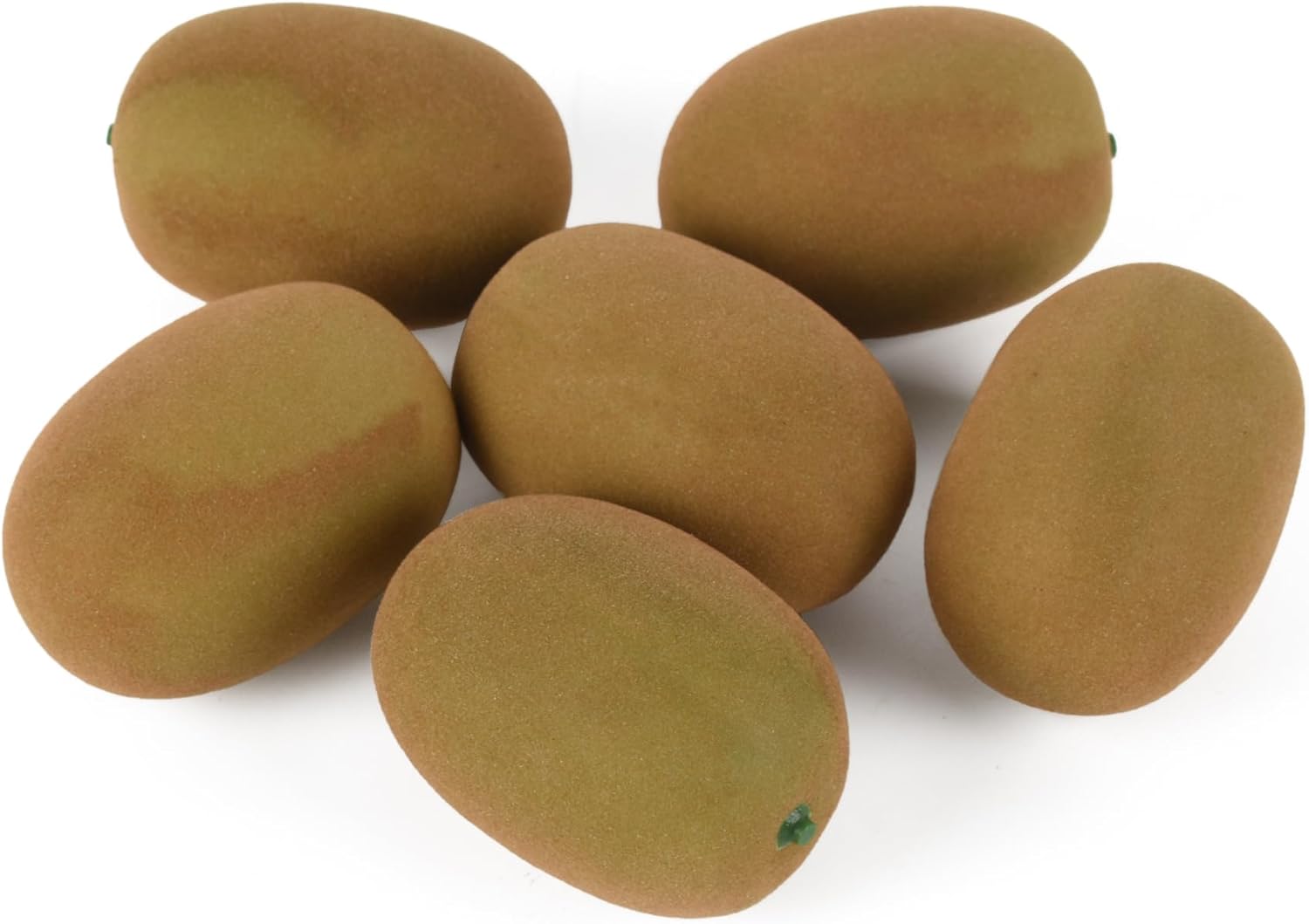 Realistic Artificial Kiwi Fruit Set of 6