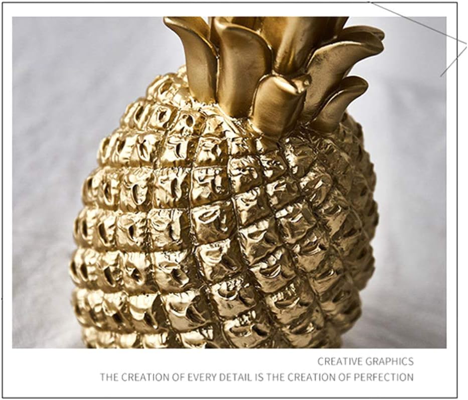 Yardwe Resin Pineapple Decor Figurine Party Display