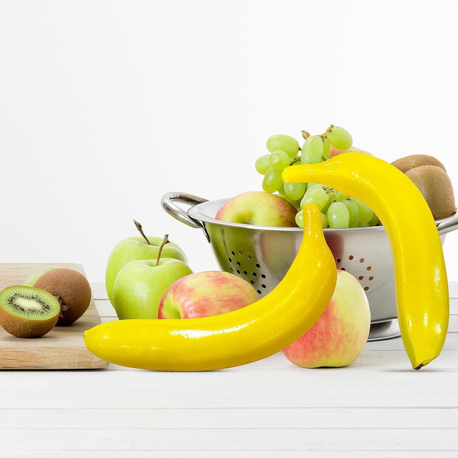 10PCS Artificial Bananas Lifelike Realistic Decoration