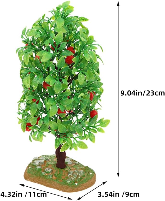 LOGOFUN 2Pcs Artificial Fruit Tree Models